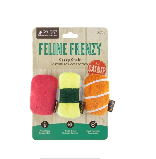 PLAY Feline Frenzy Sassy Sushi (3 units)