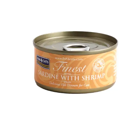 [CSW897] F4C Finest Sardine With Shrimp 70g 