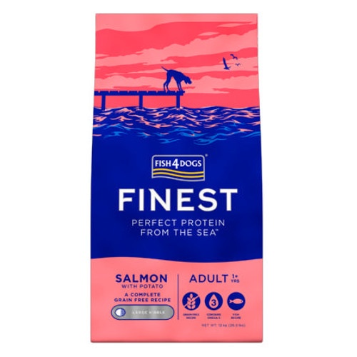 Fish4Dogs Adult Salmon & Potato (Sb) Ração Seca para Cão 1,5 kg