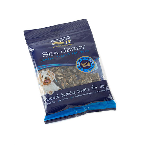Fish4Dogs Dental Sea Jerky Fish Tiddlers Snack para Cão 115 g