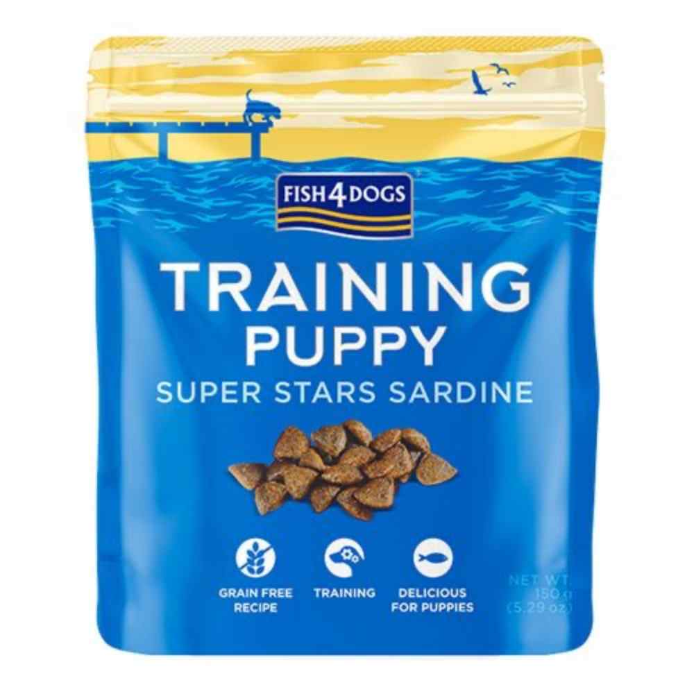Fish4Dogs Training Puppy Superstars Sardine Snack para Cão 150 g