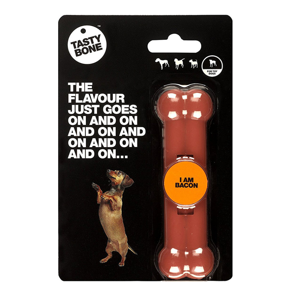 [TOY-TB-001-01] TastyBone Nylon Bacon Mordedor para Cão Toy/Puppy