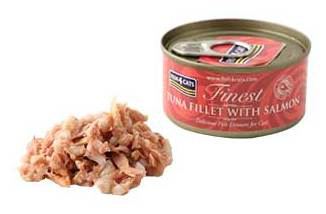 Fish4Cats Finest Tuna Fillet With Salmon Alimento Húmido para Gato 70 g