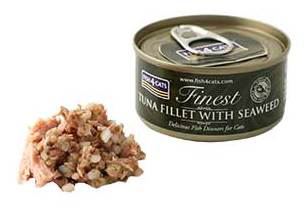 Fish4Cats Finest Tuna Fillet With Seaweed Alimento Húmido para Gato 70 g
