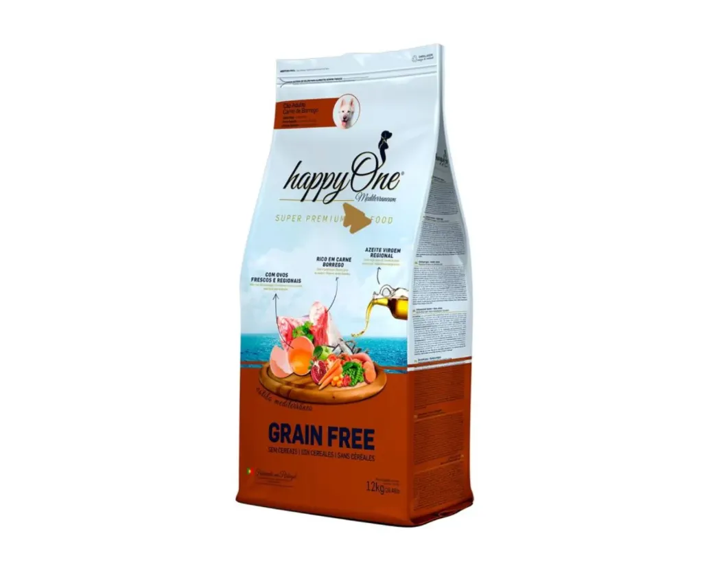 [MEDIT010-02] happyOne Mediterraneum Cão Adulto Borrego 12 kg