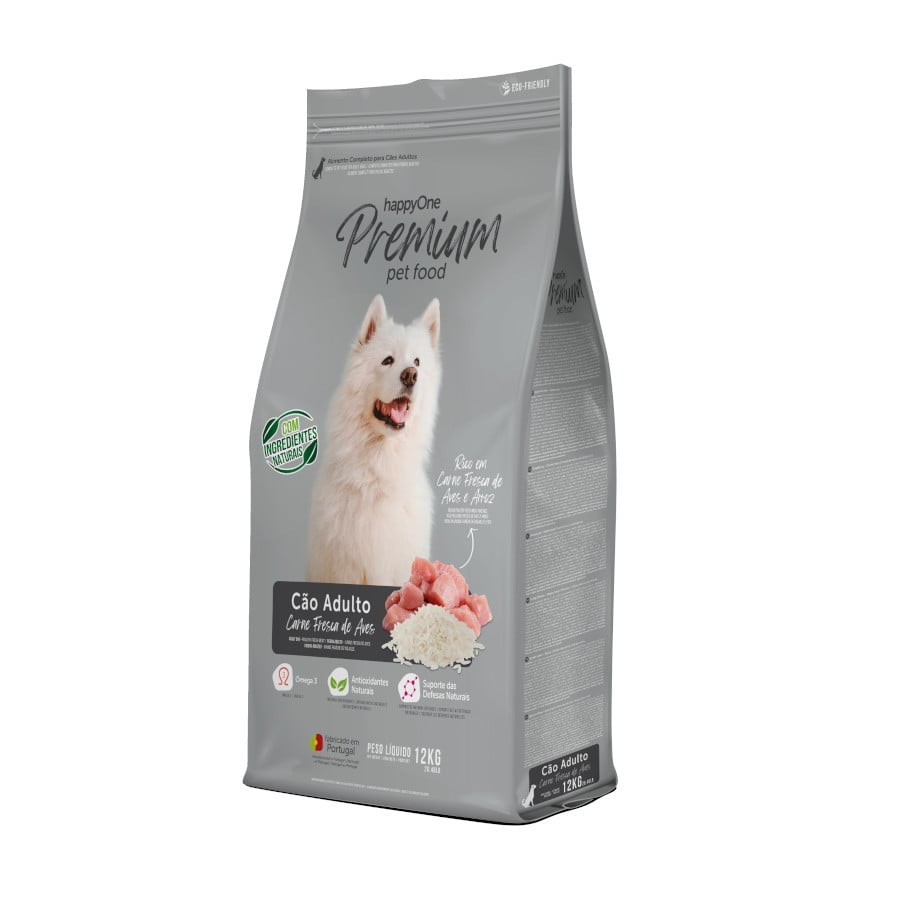 HappyOne Premium Cão Adulto Carne Fresca Ração Seca 12 kg