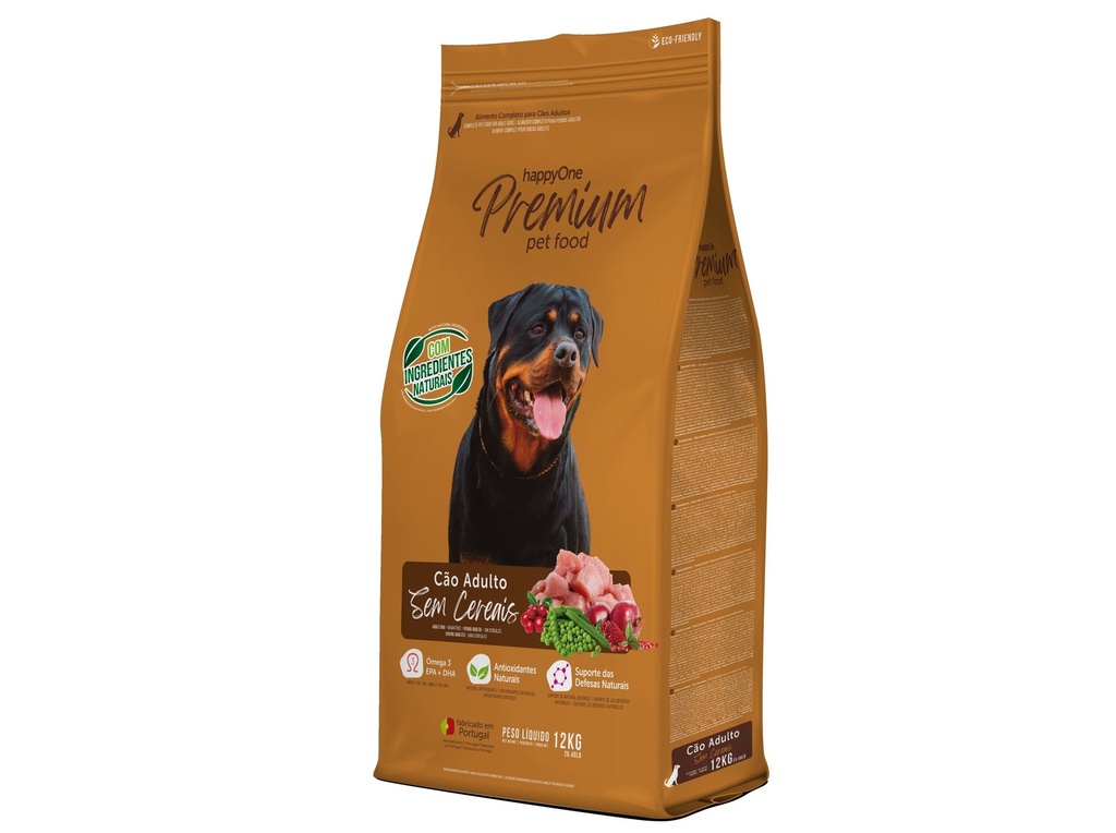 [HOP003-03] happyOne PREMIUM Cão Adulto Grain Free 12kg