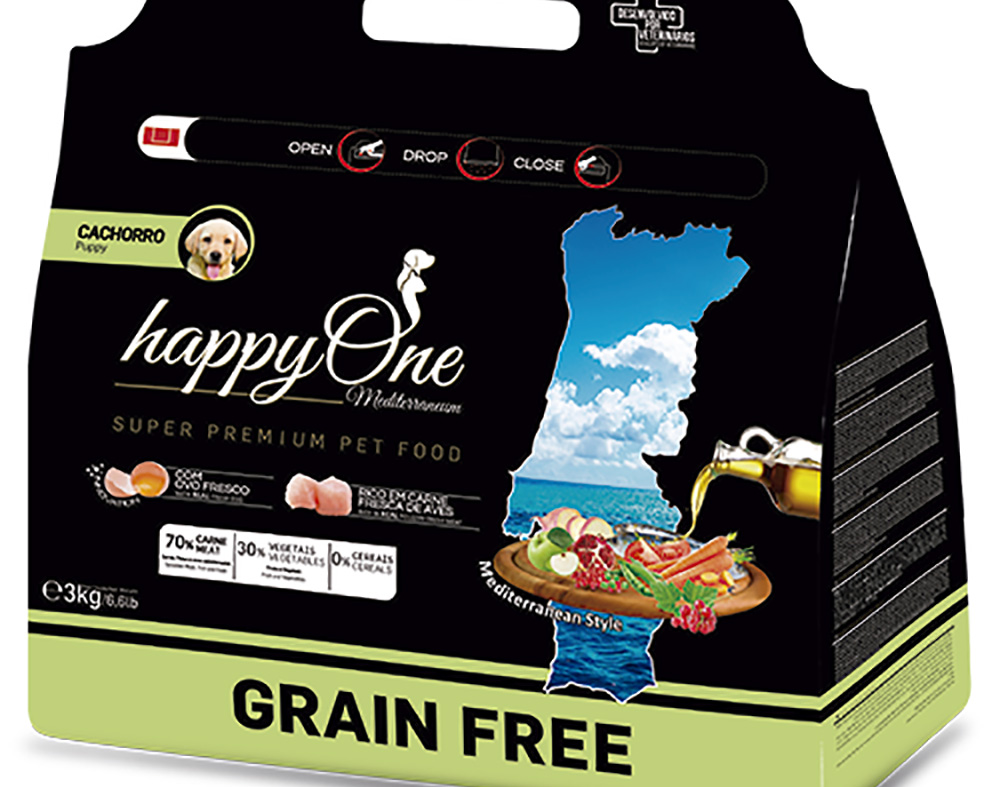 HappyOne Mediterraneum Puppy Ração Seca para Cão 3 kg