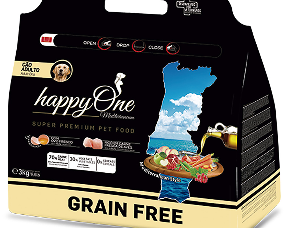 HappyOne Mediterraneum Adult Ração Seca para Cão 3 kg