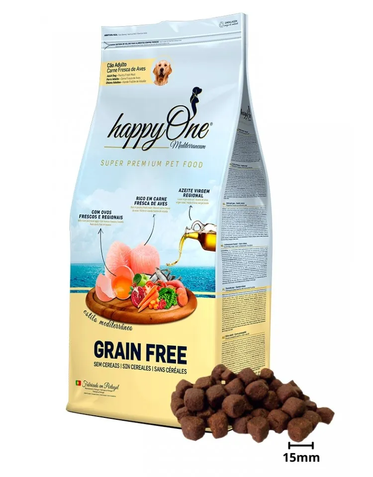 [MEDIT002-02] HappyOne Mediterraneum Adult Ração Seca para Cão 12 kg
