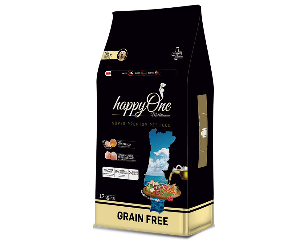 HappyOne Mediterraneum Adult Ração Seca para Cão 12 kg