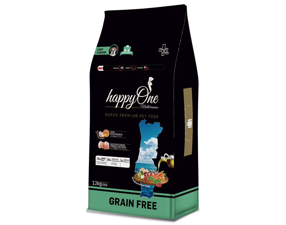 [MEDIT006-02] happyOne MEDITERRANEUM Light & Senior 12 kg