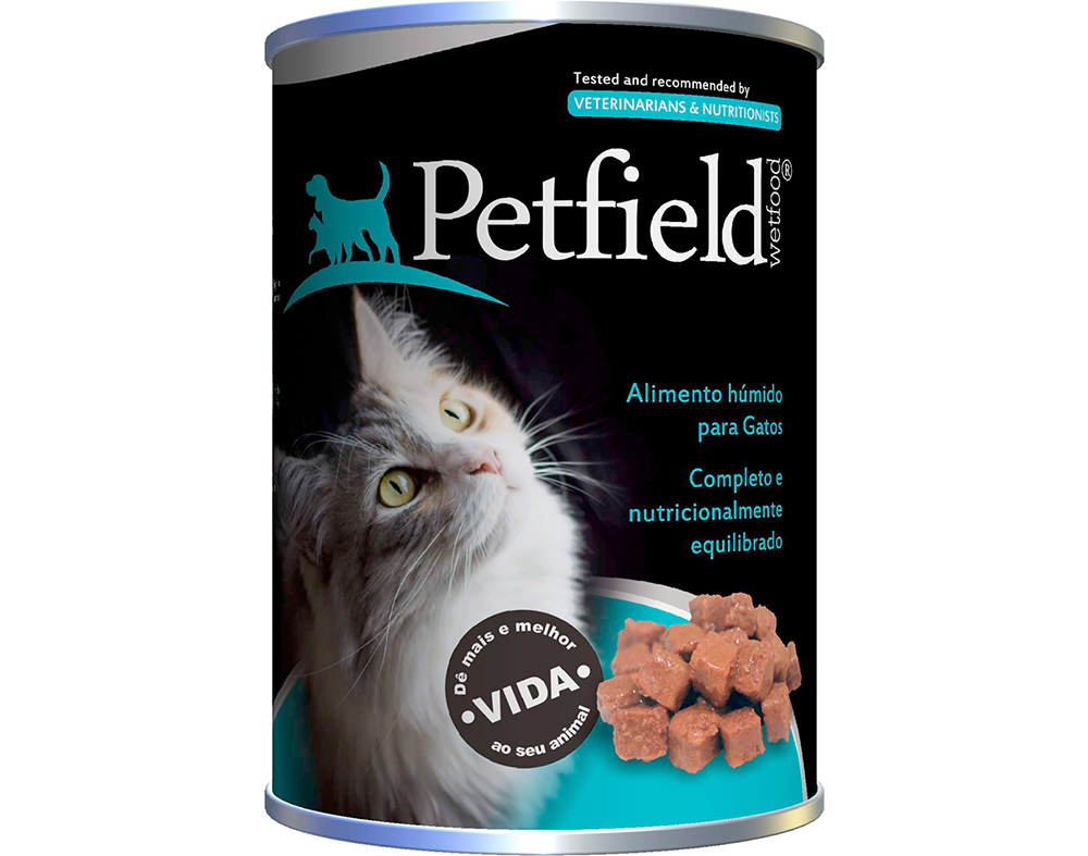 Petfield Wetfood Cat Beef 410g 