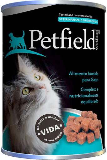Petfield Wetfood Cat Tuna & Salmon 410g