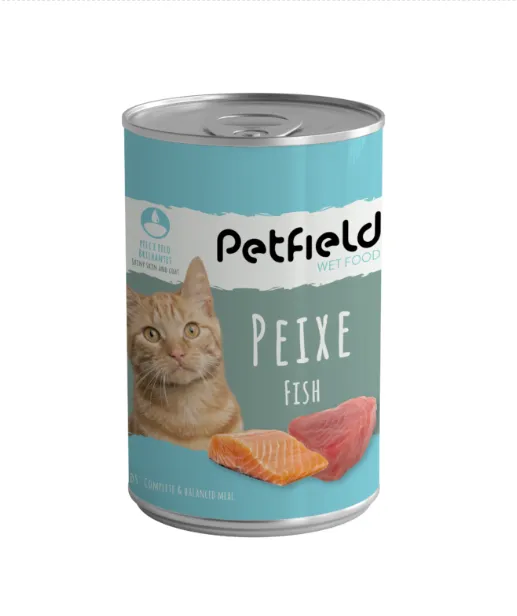 [PETFLD-WC0204] Petfield Wetfood Cat Tuna & Salmon 410g