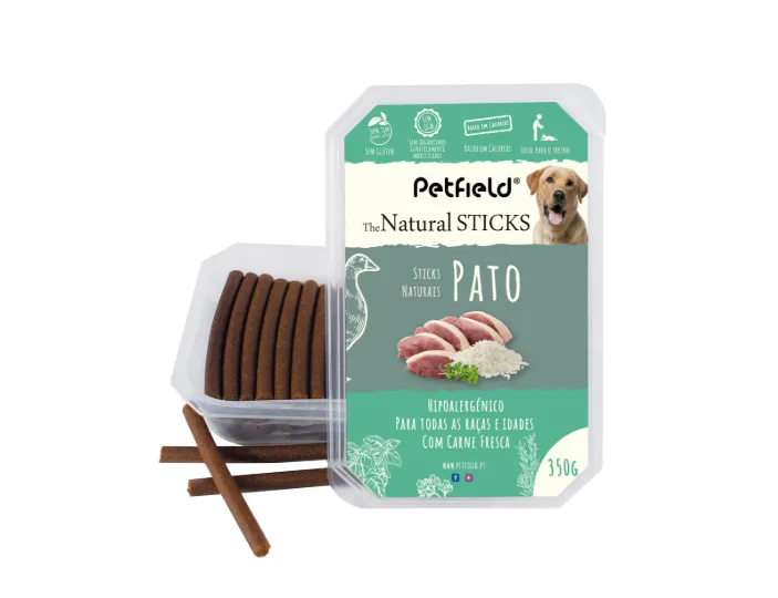 [PETFLD-S011] PetField Natural Sticks Pato Snack para Cão 350 g