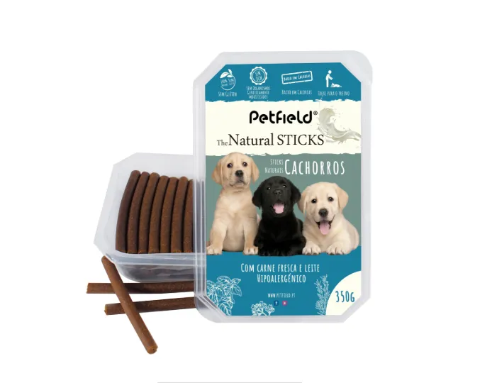 PetField Natural Sticks Puppy Snack para Cachorro 350 g