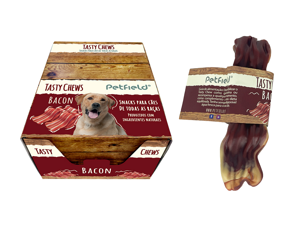 [PETFLD-S1010] Petfield Tasty Chew Bacon Small