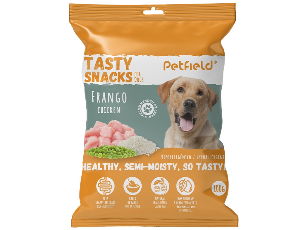 Petfield Tasty Snacks Chicken para Cão 100 g