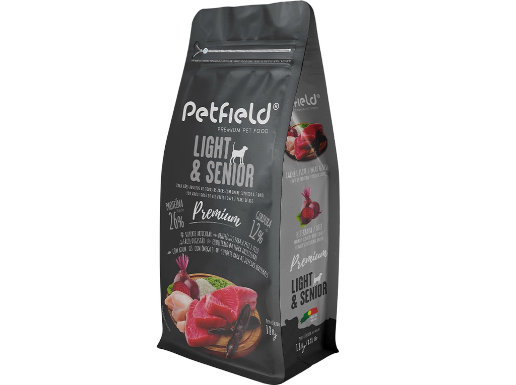 [PETFLD2032] Petfield Premium Light & Senior 18 kg