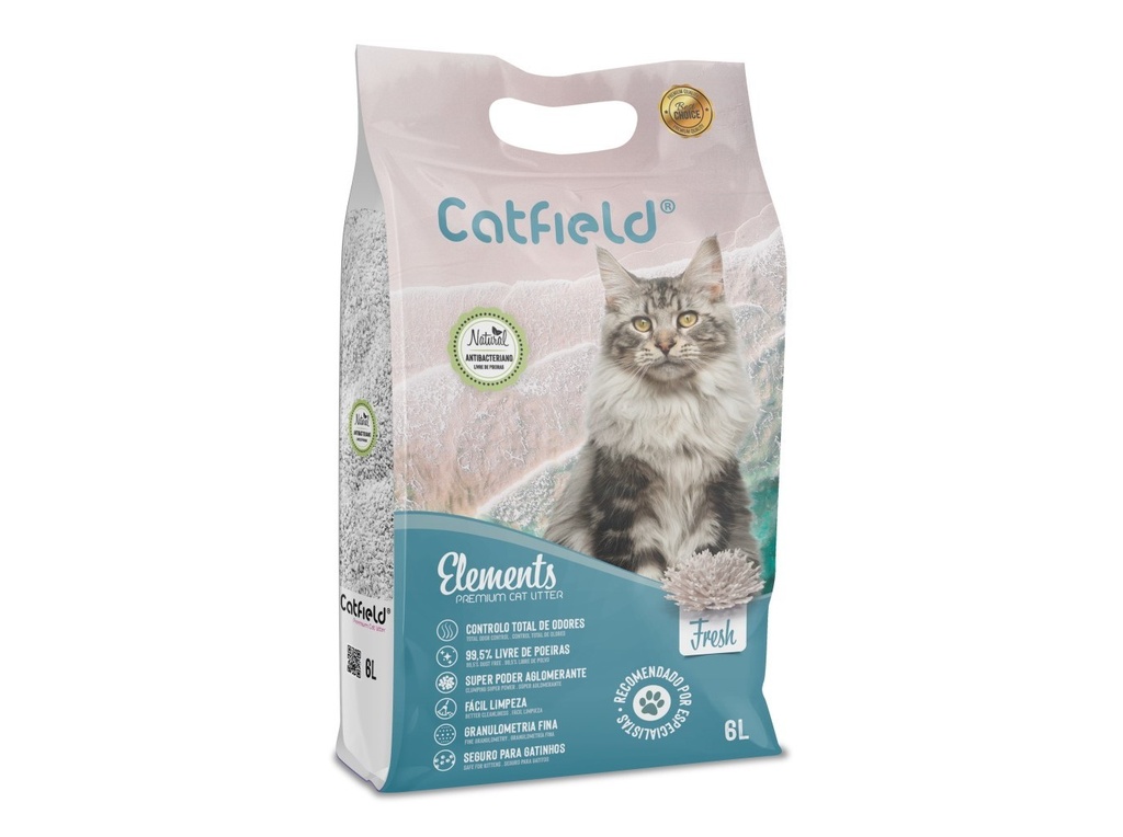 Catfield Elements Fresh Areia para Gato 6 l
