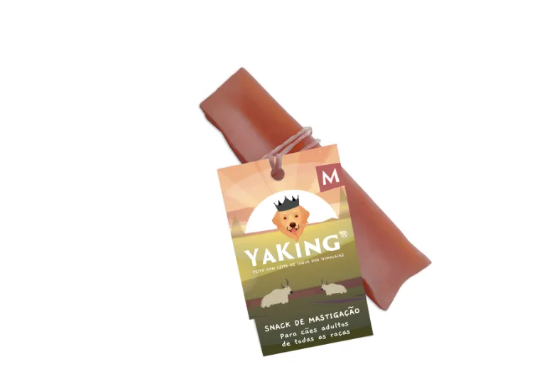 Yaking Dog Chew de Morango para Cão Tamanho M 80 g