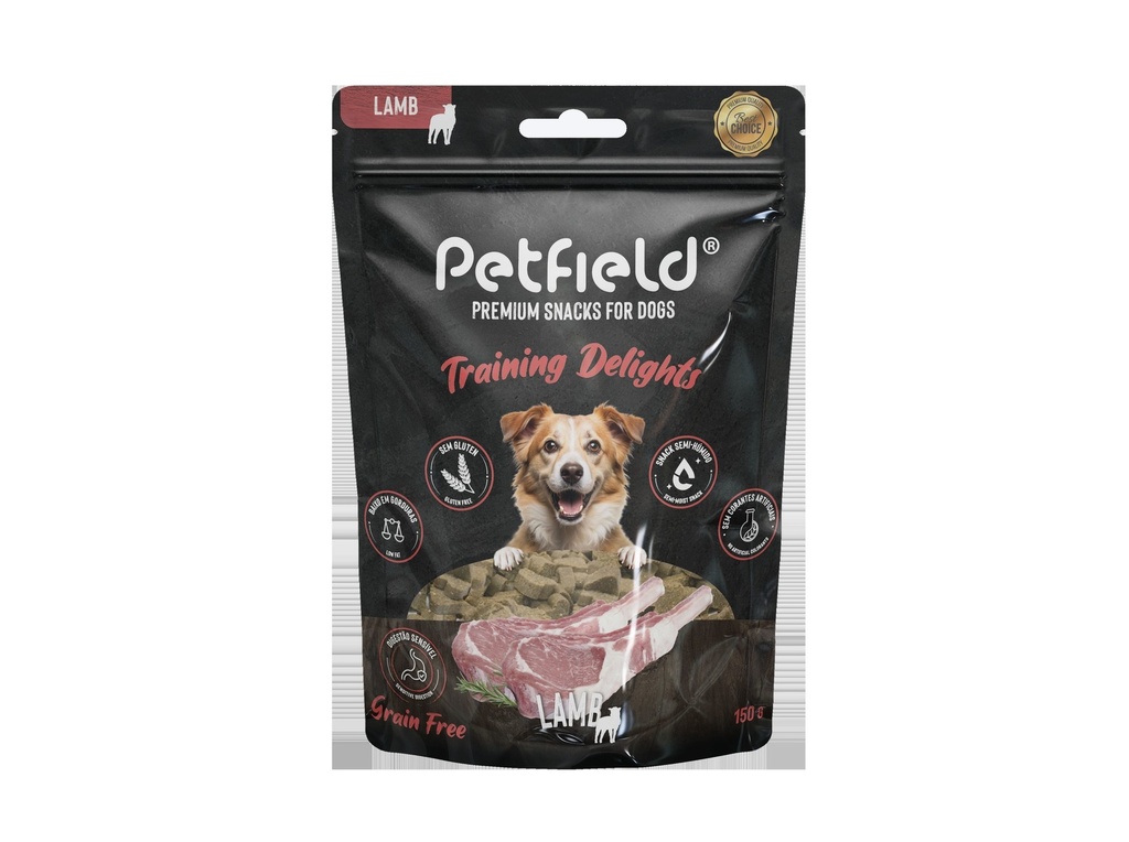 Petfield Training Delights Lamb Snack para Cão 150 g