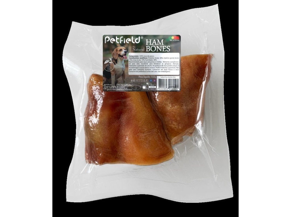 PetField Ham Butcher Bites (x18) para Cão 450 g