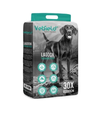 Vetfield Lagoon Training Pads 60* (30x) para Cão e Gato 60 cm
