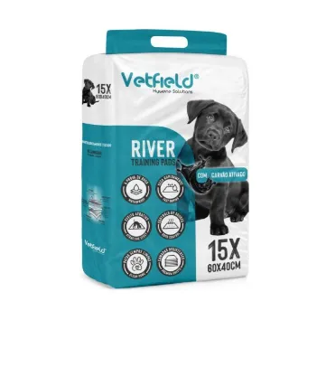 Vetfield River Training Pads 60* (15x) para Cão e Gato 40 cm
