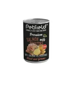 [PETFLD-WD1008] Petfield Wetfood Dog Salmon & Potato 400g