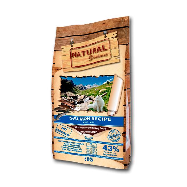 Natural Greatness Salmon Sensitive Ração Seca para Cão 2 kg