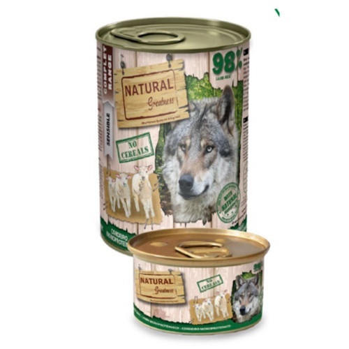 Natural Greatness Wet Complet Sensible Lamb Monoprotein Alimento Húmido para Cão 400 g