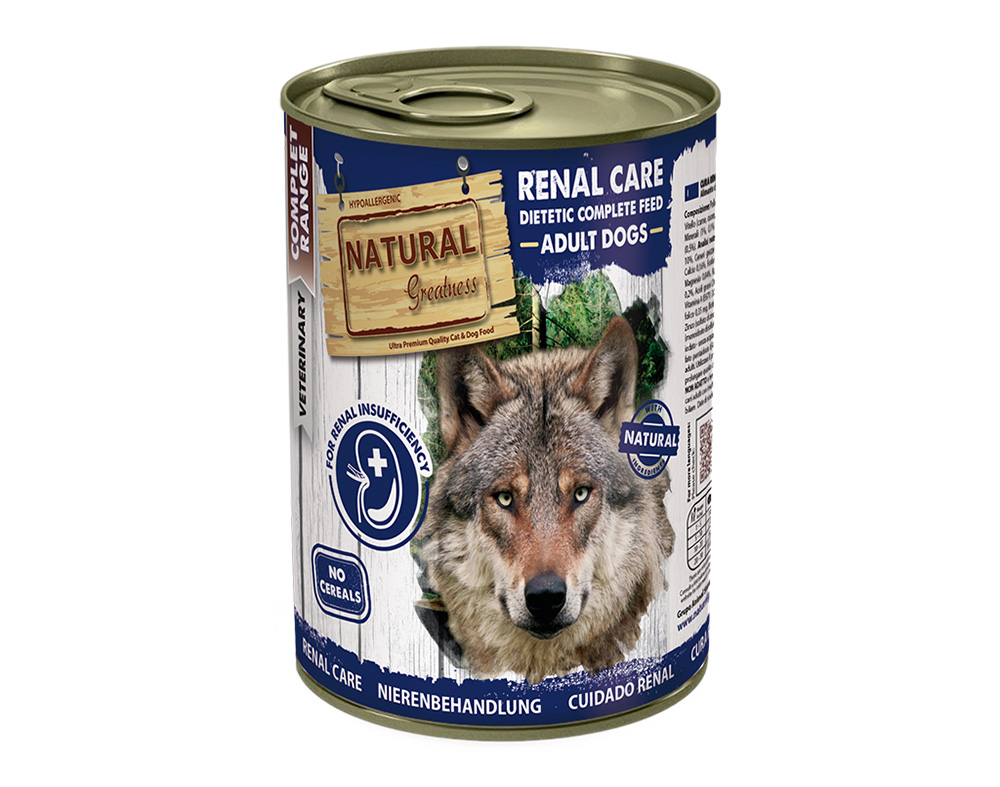 Natural Greatness Renal Diet Dog Alimento Dietético Húmido para Cão 400 g