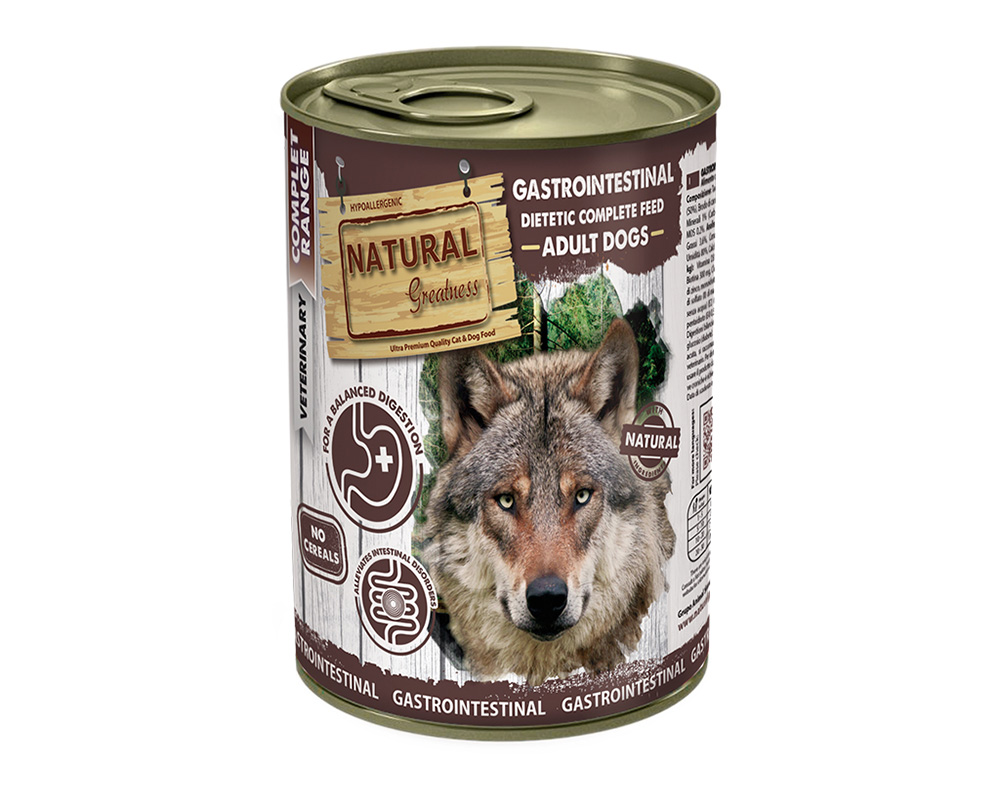 Natural Greatness Gastrointestinal Diet Dog Alimento Dietético Húmido para Cão 400 g