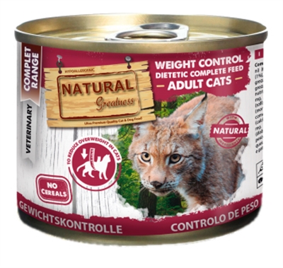Natural Greatness Weight Reduction Diet Cat Alimento Húmido para Gato 200 g