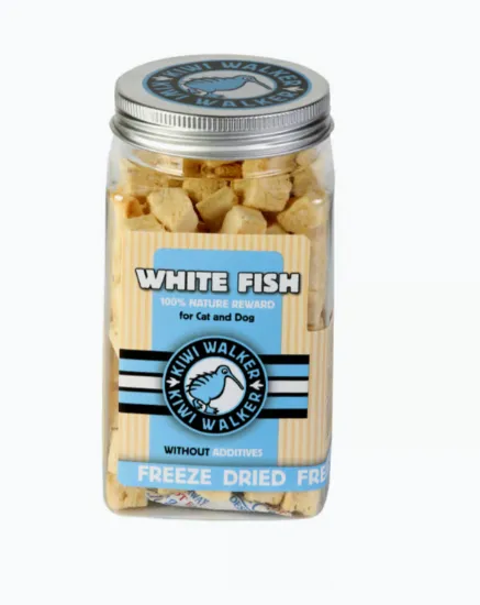 Fd Snack-White Fish Square Jar para Cão e Gato