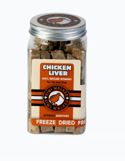 Fd Snack-Chicken Liver Square Jar para Cão e Gato