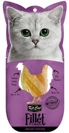 KitCat FilletFresh Grilled Chicken Snack para Gato