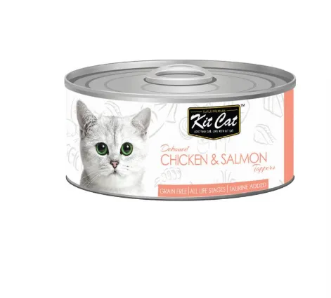KitCat Chicken & Salmon Alimento Húmido para Gato 80 g
