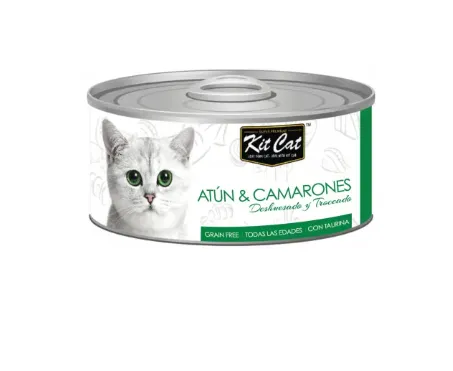 KitCat Tuna & Shrimp Alimento Húmido para Gato 80 g