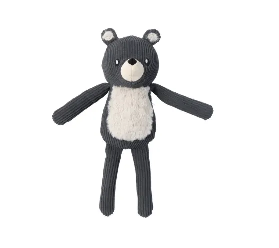 FuzzYard LIFE Corduroy Toy - Slate Grey Bear