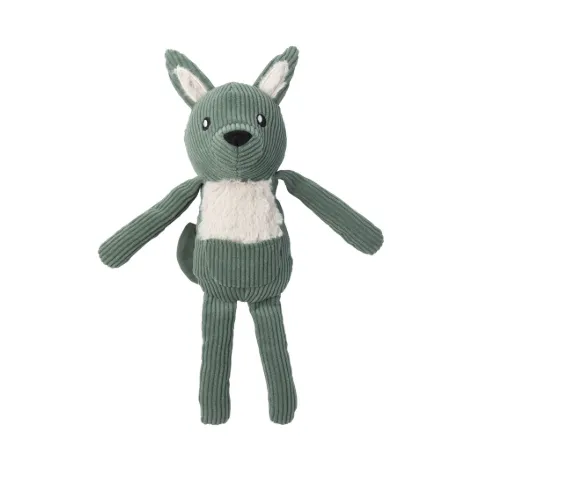 FuzzYard LIFE Corduroy Toy - Myrtle Green Kangaroo