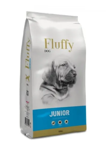 [1140100515] Fluffy Dog Junior 15 Kg