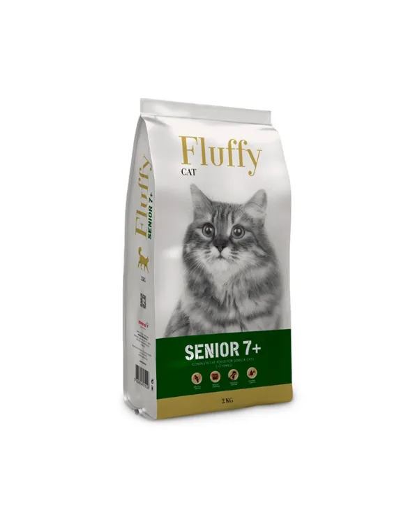 [1145301102] Fluffy Cat Senior 7+ 2 Kg