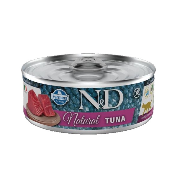 N&D Natural Cat Tuna Alimento Húmido para Gato 70 g