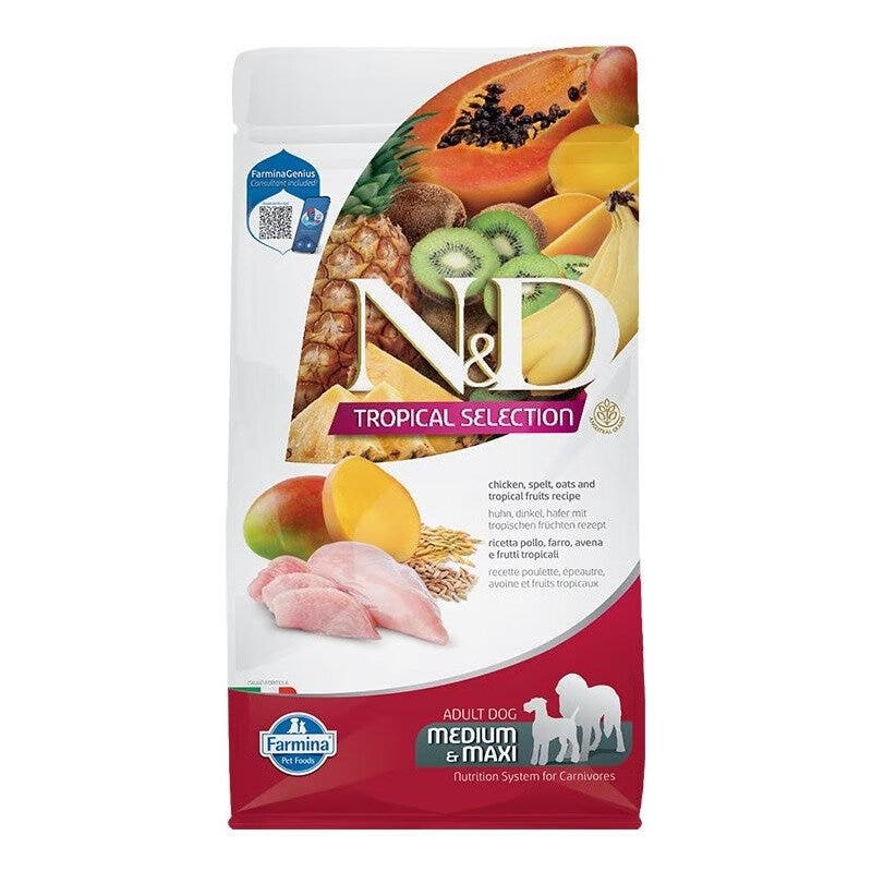[T2150] N&D Tropical Selection Dog Chicken Adult Med/Max 10Kg