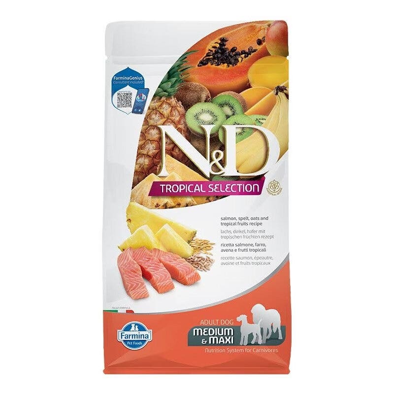 [T2630] N&D Tropical Selection Dog Salmon Adult Med/Max 2Kg