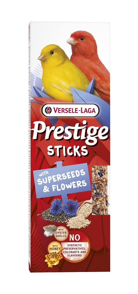 Sticks Canaries with Superseeds & Flowers — 2 un. Alimento para Aves 60 g