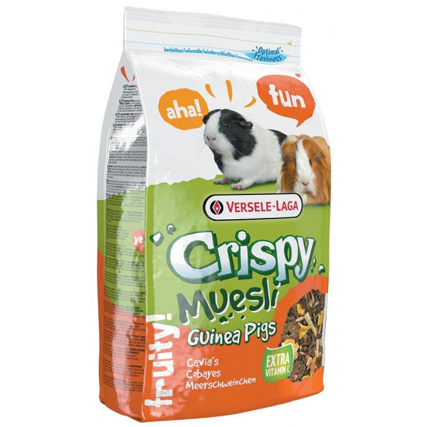 Crispy Muesli — Guinea Pigs Alimento para Roedores 1 kg